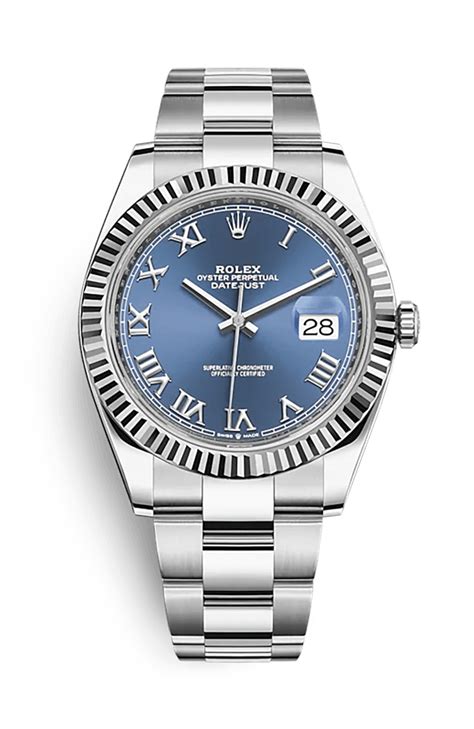 rolex oyster perpetual datejust azzurro